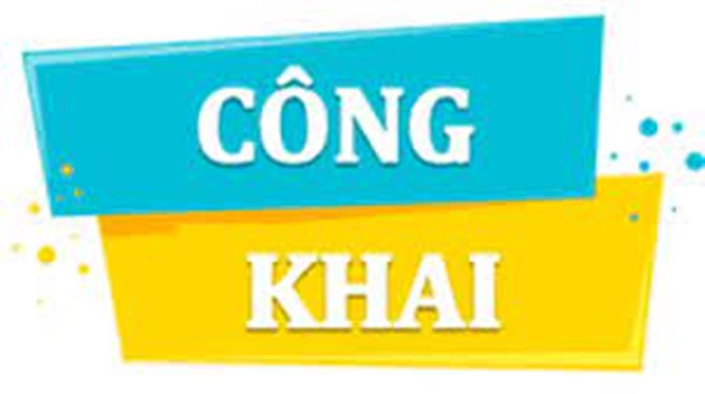 Cam kết chất lượng gio dục v cng khai cc thng tin của cơ sở gio dục phổ thng, năm học 2023 - 2024